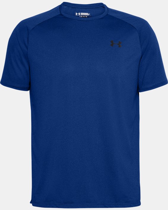 Men's UA Tech™ 2.0 Short Sleeve T-Shirt, Blue, pdpMainDesktop image number 7
